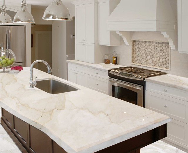 4.	Sophisticated Marble countertops