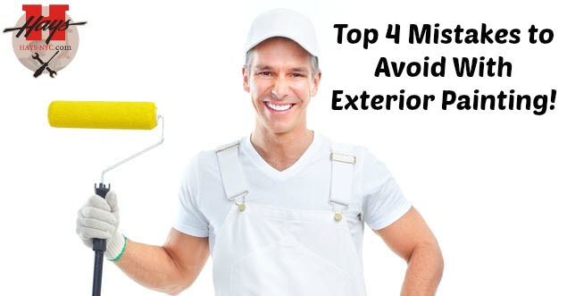 Top 4 Mistakes to Avoid With Exterior Painting!