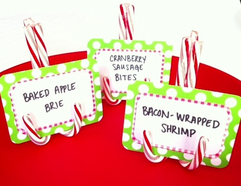 Candy Canes As Card Holders
